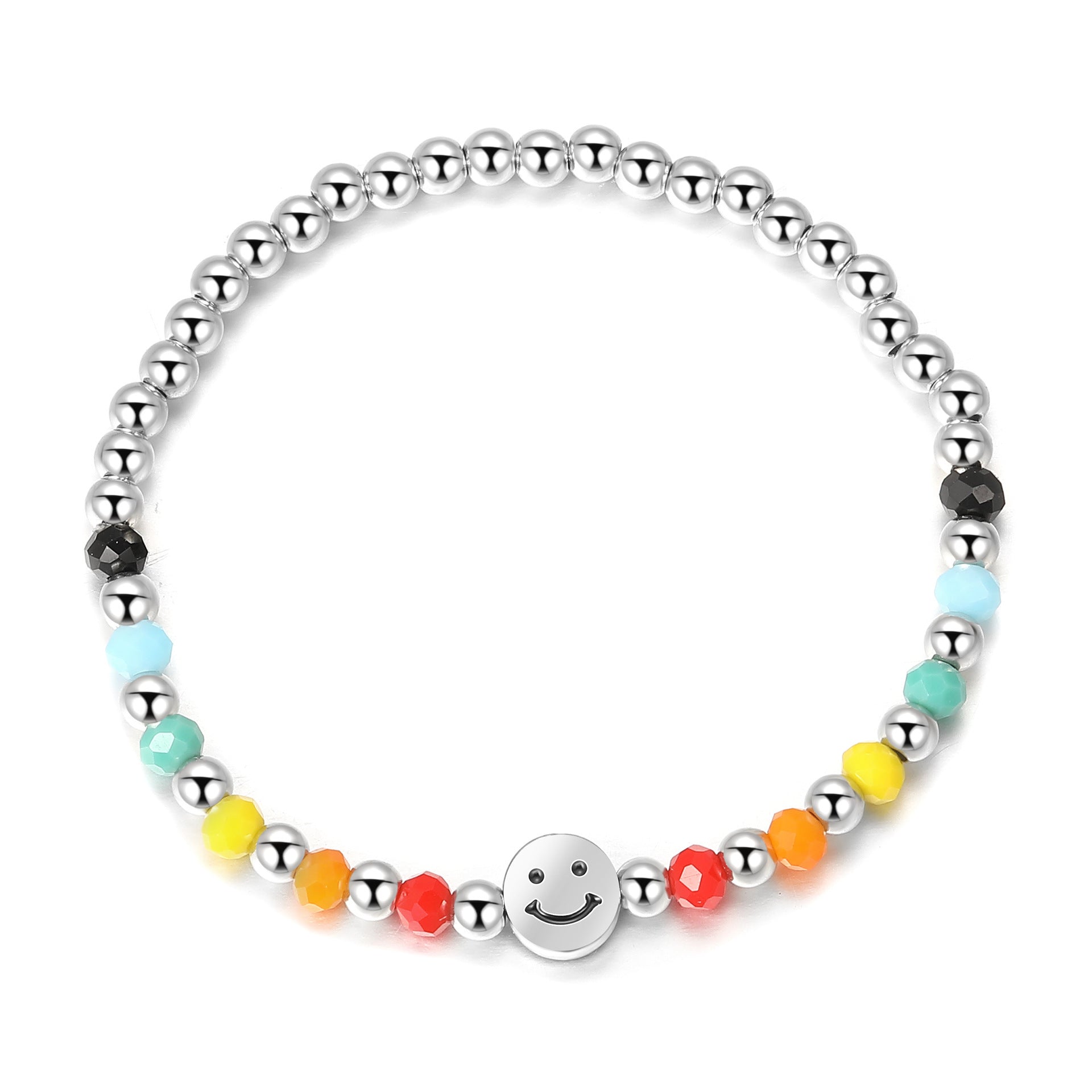 Venta al por mayor Pulsera De Aleación De Cuentas Coloridas